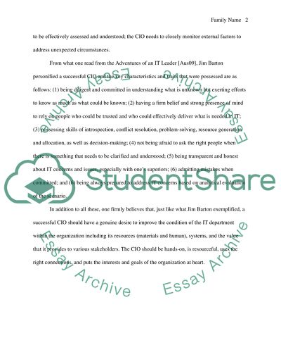 The Role of a 21st Century CIO