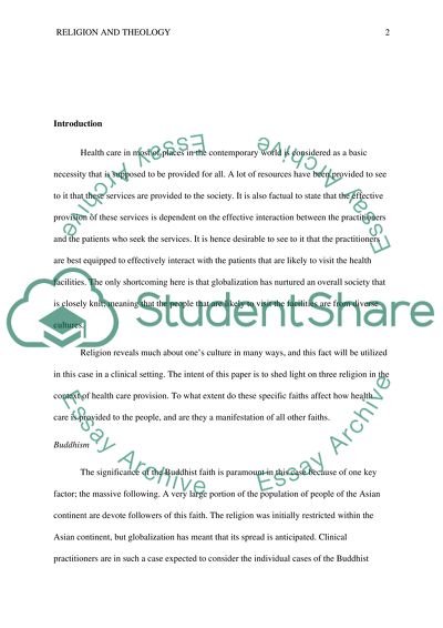 Health Care in the Contemporary World