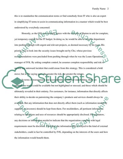 Trade-Offs Associated with Assigning IT Budgets