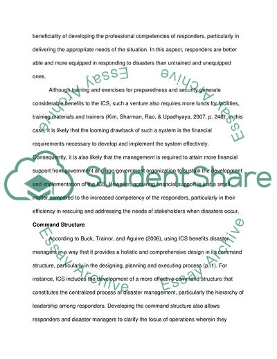 Incident Command System