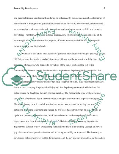 Personality Development