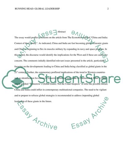 China and India: Contest of the Century