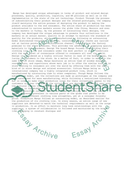 Mangos Business Model