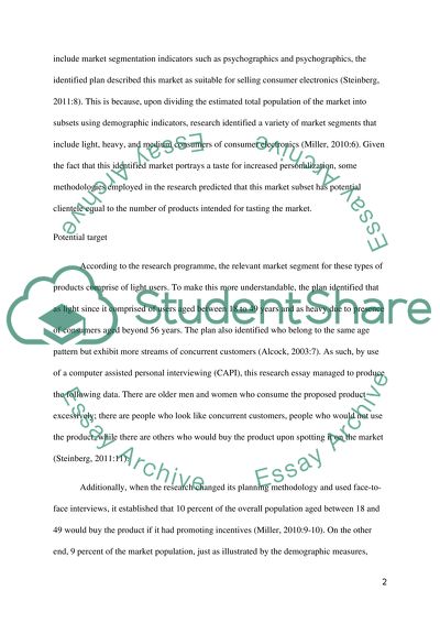 Consumer Electronics as the Product of Choice