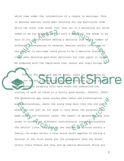 There Is No Generation Gap in a Happy and United Family