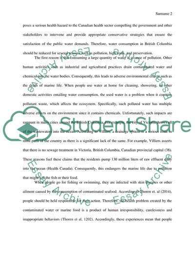 The Water in British Colombia