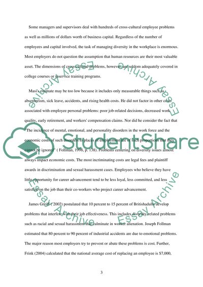 Ssertion in reltion to how mngers cn overcome problems rising from culturl differences or employees