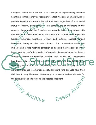 TV Influence of Barack Obama