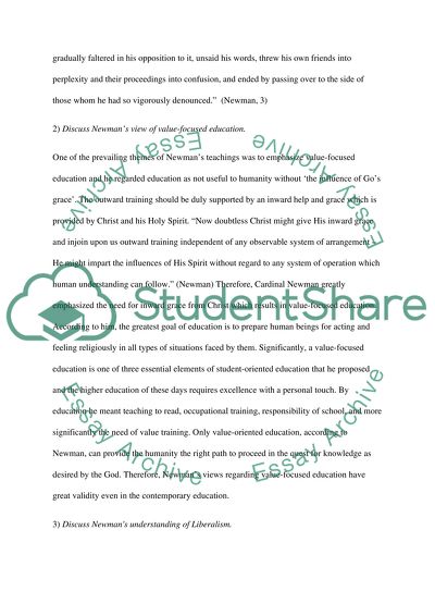 Cardinal John Henry Newman