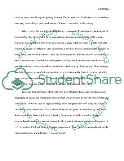 The solution to Fix a Fundamentally Broken Food System