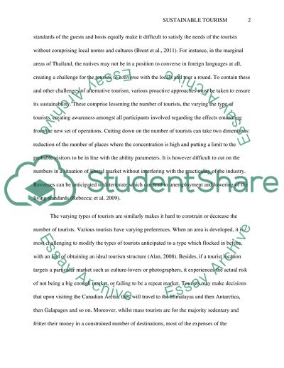 tourism industry essay introduction