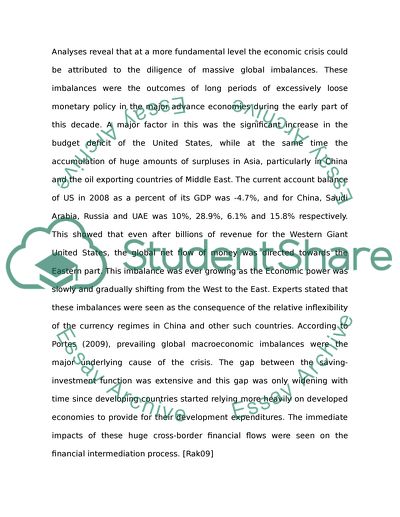 What Caused the Current Economic Crisis