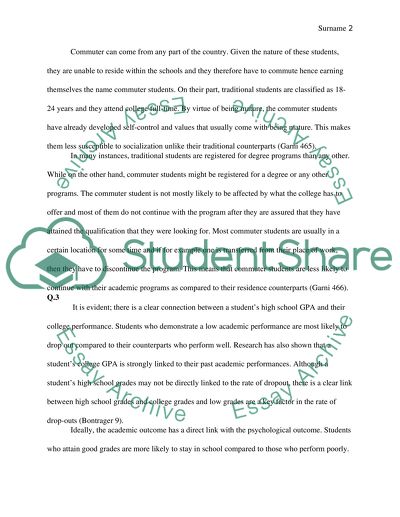 Adult Learners Postsecondary Academic Persistence