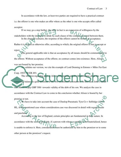 Answer the question : Law