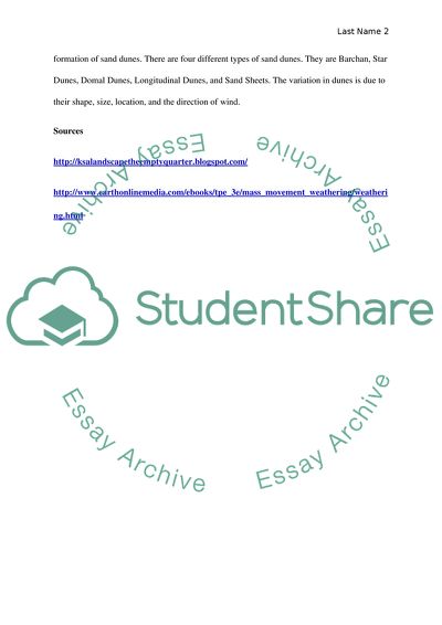 Weathering in Empty Quarter in Saudi Arabia
