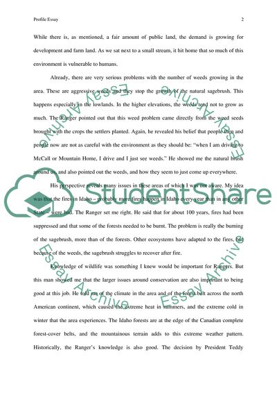 Profile of a Park Ranger in Idaho