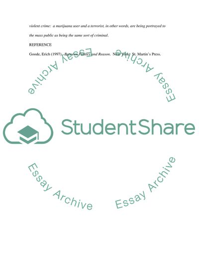 The Decriminalization or Legalization of Marijuana