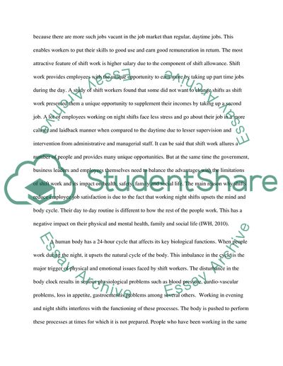 Occupational Health Psychology