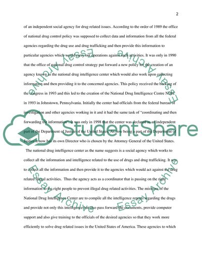 The National Drug Intelligence Center