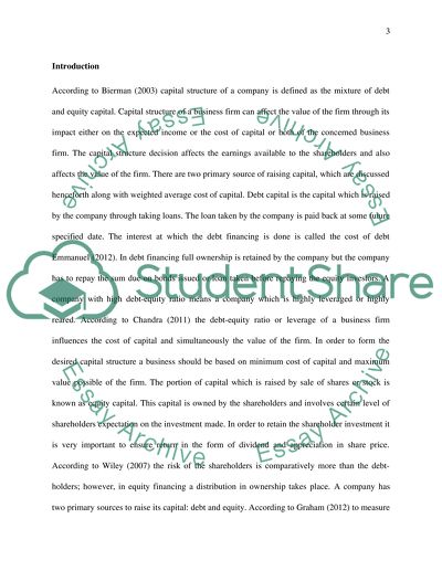 Financial Management Performance of Walmart