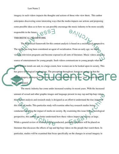 Sexual Content in Rap and Hip-Hop Videos: An Increase over Time