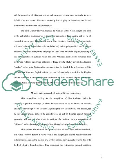 Irish Literature in English