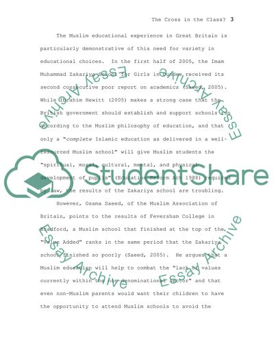 Religion in the Education System