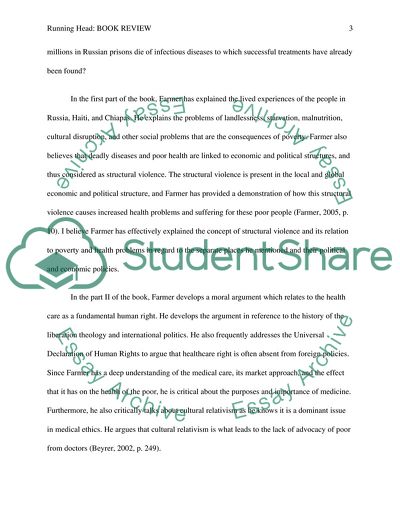 Critical Analysis of Pathologies of Power by Paul Farmer