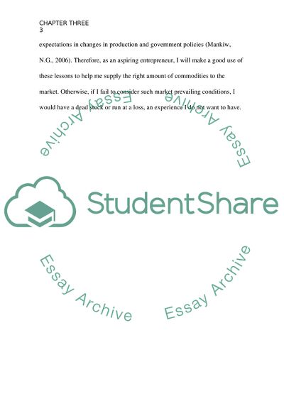 Principles of Economics: Supply and Demand