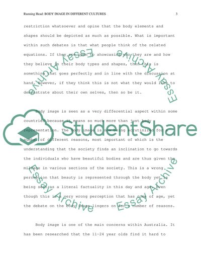 Body image in different cultures