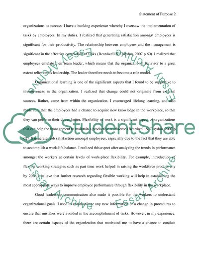 Statement of Purpose