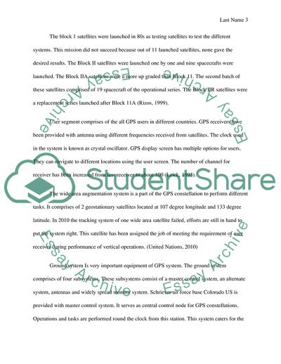 GPS Satellite Frameworks and Constellation