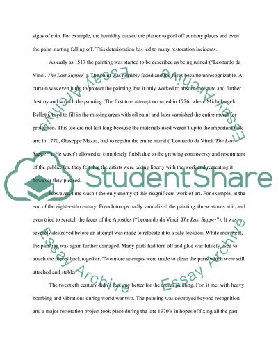 The Last Supper by Leonardo da Vinci