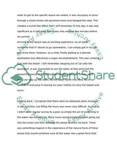 My favourite place beach essay for class 5 in english image