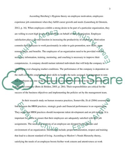 Knowledge and Talent Development