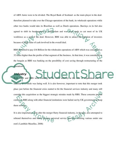 Why the Largest Takeover in Financial Services Industry Is Supposed as Worst Ever Made Deal