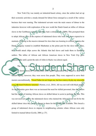 Slavery in Colonial America