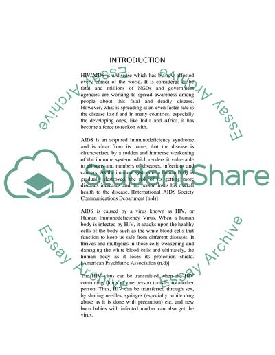 Dying Parents: Acquired Immunodeficiency Syndrome