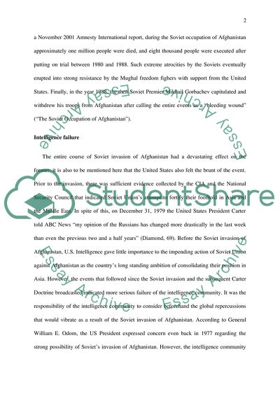 Soviet Invasion of Afghanistan