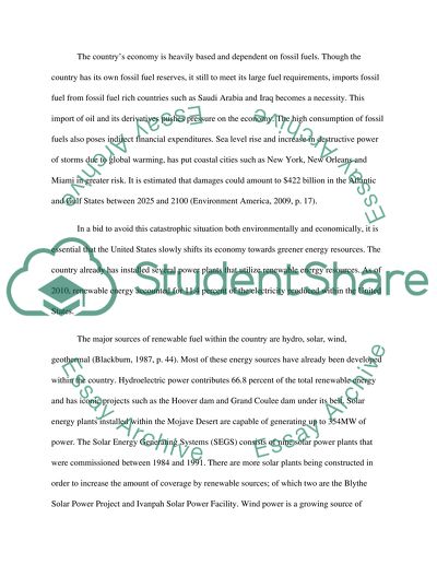 United States use of fossil fuel