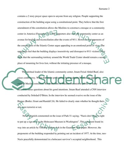 New York Activist - Debating Park 51