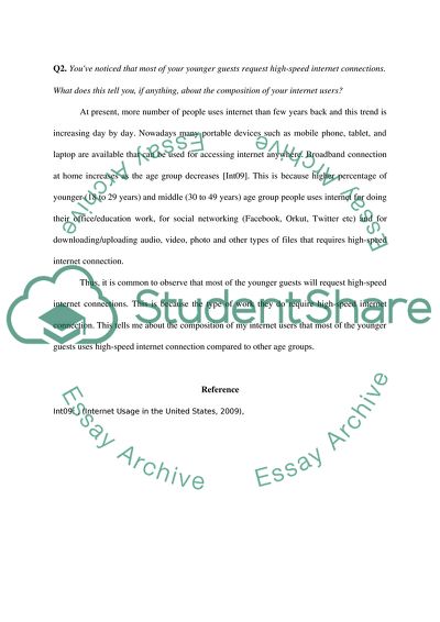 Statistical Decision Making for Hospitality Managers / questions