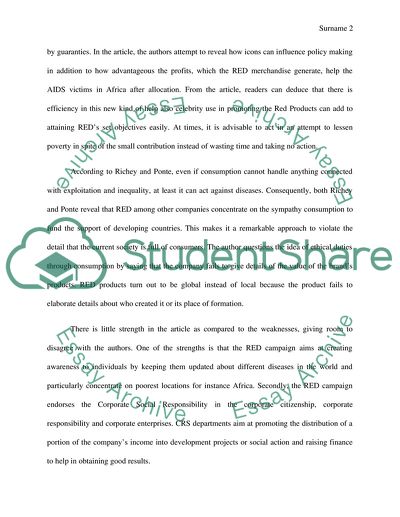 Ethical consumerism, and commodity activism