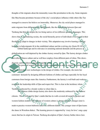 Analysis of Jia Zhangkes The World Movie