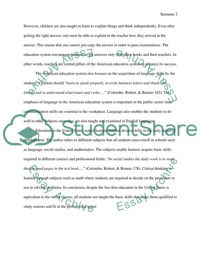 Education in America