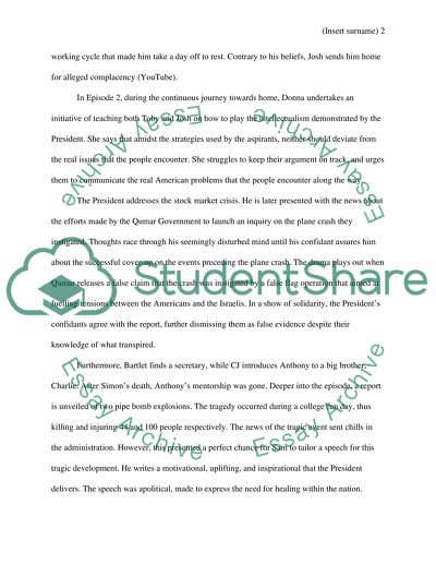 Summary of 20 Hours in America Season 4 of West Wing