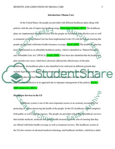 The Pros and Cons of Obama Care