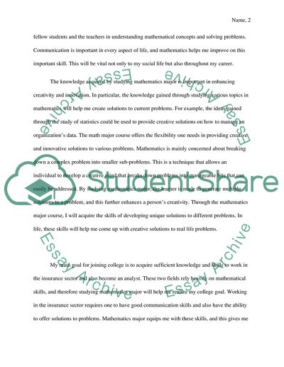 Importance of Studying Math in College