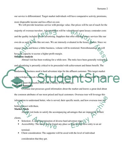 Marketing Analysis of Usitrip Travel Company