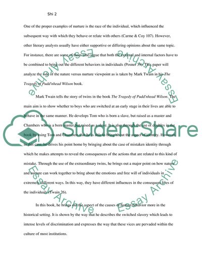 The Tragedy of Puddnhead Wilson by Mark Twain